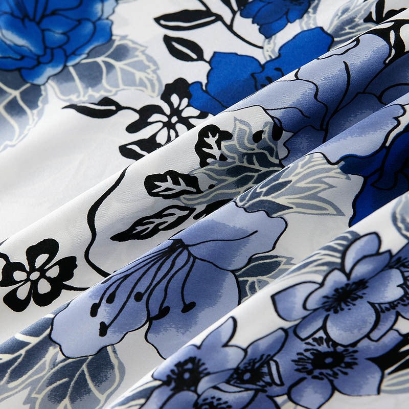 19 Momme Housewife Silk Pillowcase Hidden Zipper Assorted Floral Prints