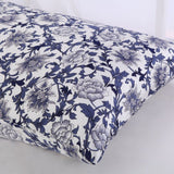 19 Momme Housewife Silk Pillowcase Hidden Zipper Floral Print Silk Pillowcases