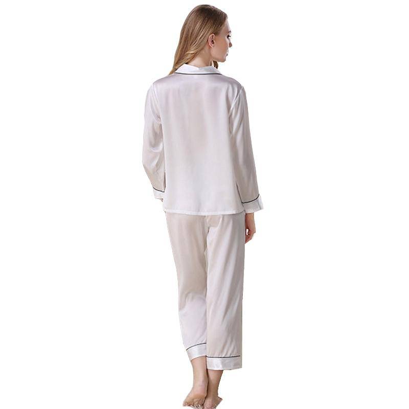 Silk Pajamas Long Mulberry Silk Two - piece Silk Pyjamas Set
