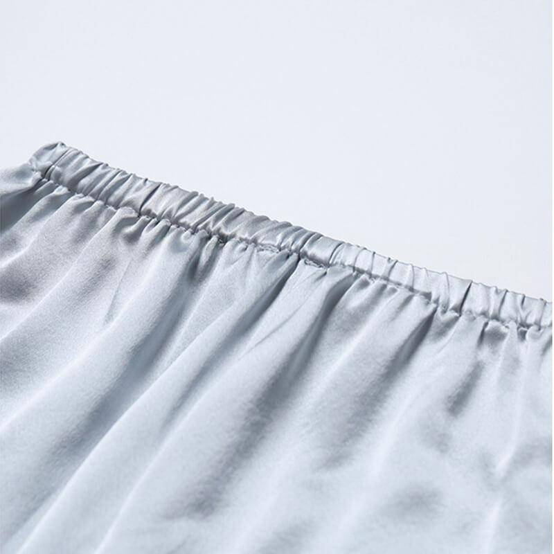 Short Kids' Silk Pajama Set Child's Silk Pajamas