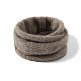 Cable Knitted Cashmere Neck Gaiter Cashmere Neck Scarf for Couple Winter Gaiter