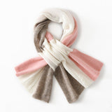 Cashmere Scarf Crossed Cashmere Neck Warmer Mixed Cashmere Neckerchief