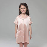 Girls Silk Nightshirt pure Silk Nightshirt Kids Silk Nightwear