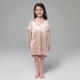 Girls Silk Nightshirt pure Silk Nightshirt Kids Silk Nightwear