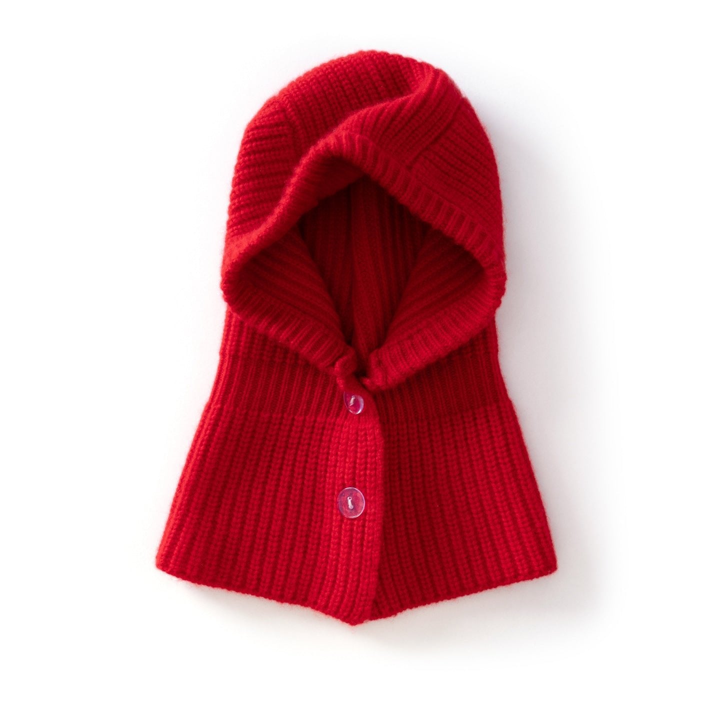 Kids Cashmere Knit Hood Cashmere Balaclava for Boys and Girls