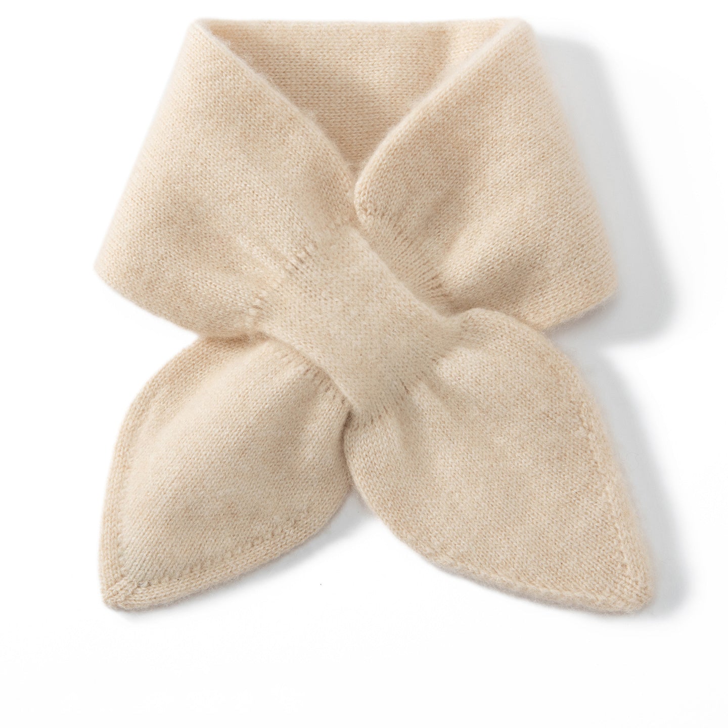 Kids Colorful Knit Cashmere Scarf Bow Knot Cashmere Neck Warmer