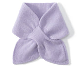 Kids Colorful Knit Cashmere Scarf Bow Knot Cashmere Neck Warmer