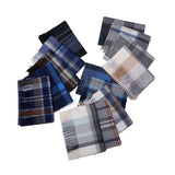 Long Cashmere Scarf with Tassel Plaid Cashmere Warps Multi Styles Winter Gifts