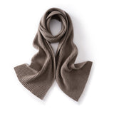 Long Ribbed Cashmere Scarf Unisex Cashmere Shawl Cashmere Wrap