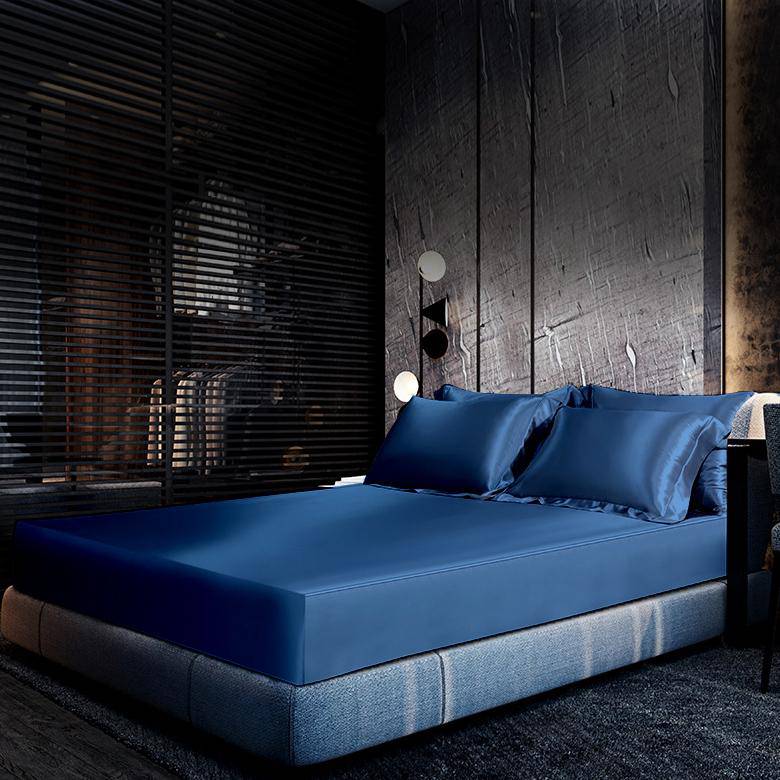 Luxury 100% Silk Bedding 19 Momme 1 Pcs Silk Fitted Sheet