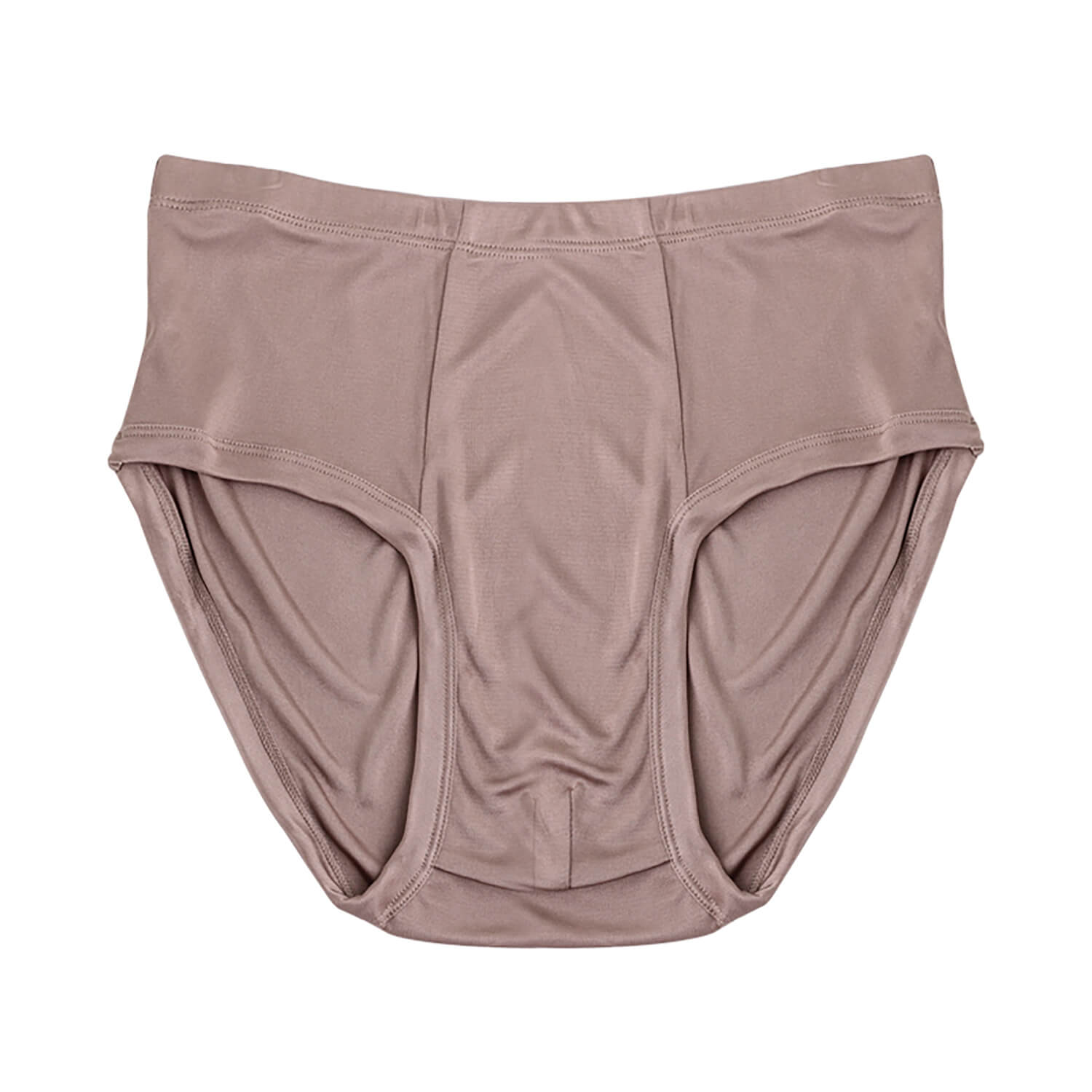 Men's Silk Underwear Mid Waist Silk Briefs Summer Silk Shorts
