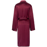 Mulberry Men's Silk Robe Luxury Long Silk Bath Robe