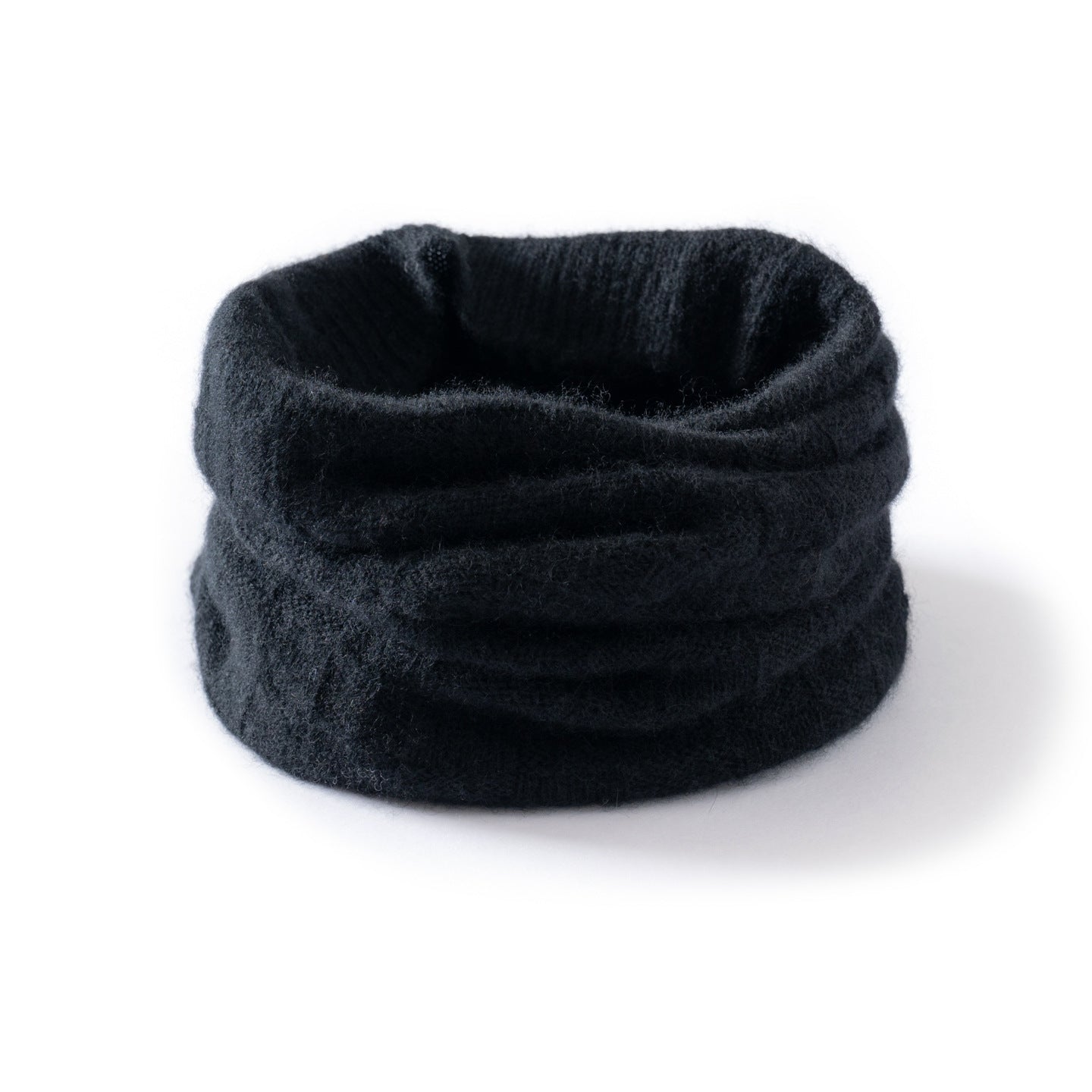 Pure Cashmere Knitted Neck Warmer Scarf Cashmere Neck Gaiter