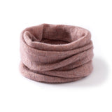 Pure Cashmere Knitted Neck Warmer Scarf Cashmere Neck Gaiter