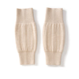 Ribbed Pure Cashmere Leg Warmers Cashmere Knee Pads Knee Warmers