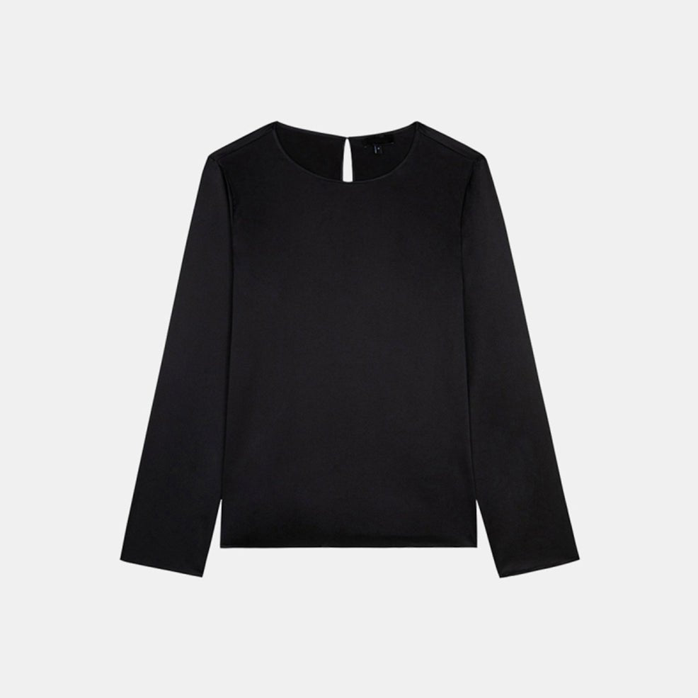 Silk Blouse For Women Long Sleeve Pure Office Work Silk Shirts