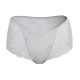 Silk Knitted Underwear Women's Lace Shorts Mulberry Silk Sexy White XS