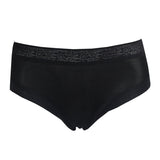 Silk Underwear Lace Seamless Briefs Mulberry Silk Thin Underwear Black S