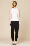 Silk Vest Mulberry Silk Sleeveless Bottoming Shirt Women's Top White XS