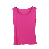 Silk Vest Mulberry Silk Sleeveless Bottoming Shirt Women's Top Pink XS