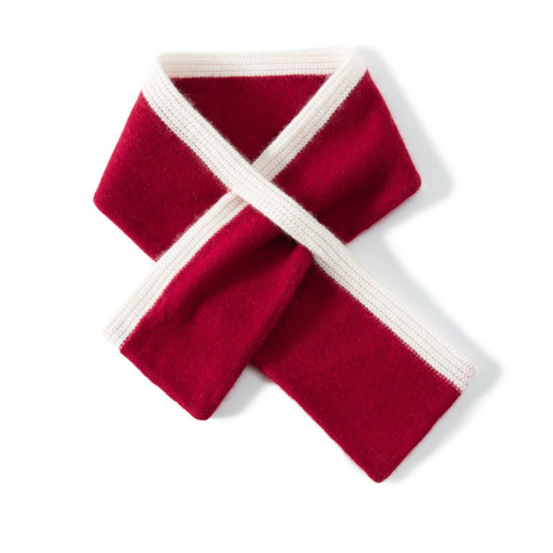 Small Cashmere Scarf Cashmere Neck Warmer for Winter Cashmere Neckerchief