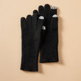 Touchscreen Cashmere Gloves Unisex Ribbed Cashmere Gloves