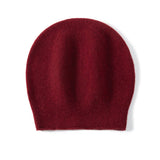 Unisex Warm Winter Hat Cashmere Beanie Hat Cashmere Double - Layered Ski Cap