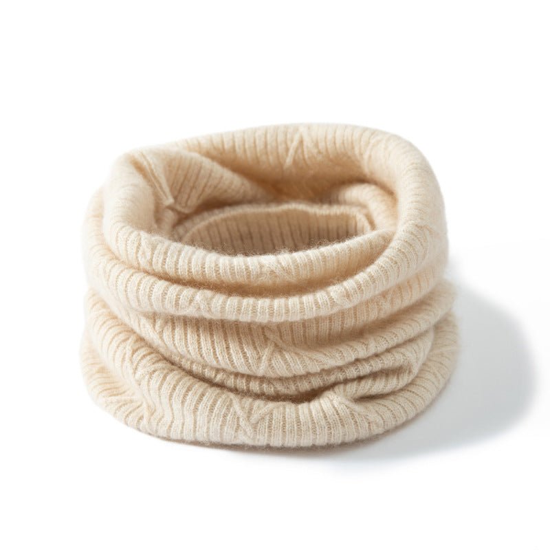 Women and Men Thick Knitted Infinity Circle Loop Scarf Double - Layer Cashmere Neck Gaiter