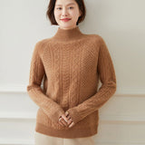 Womens Cashmere Sweater Turtleneck Cable - Knit Cashmere Blouses Cashmere Tops