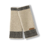 Womens Cashmere Knit Fingerless Mittens Elastic Thermal Knit Half Finger Cashmere Gloves