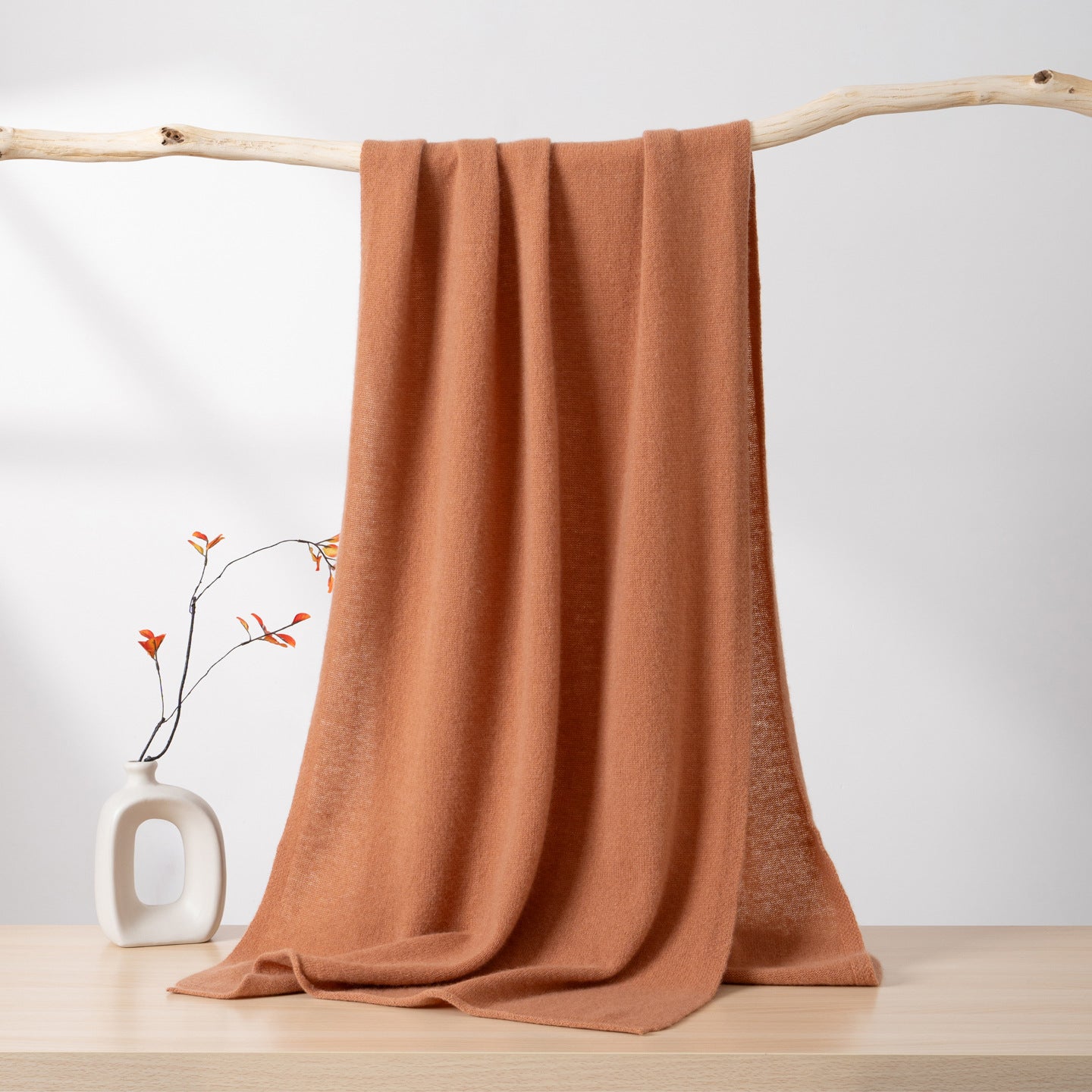 Womens Large Cashmere Scarf Throw Blanket Long Cashmere Shawl