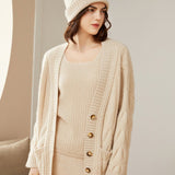 Women's Ribbed Knit Scoop Neck Sleeveless Cashmere Vest U - Neck Cashmere Tank