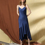 Womens Sexy Silk Dress Wedding Evening Formal Dresses