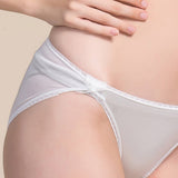 Womens Sexy Silk Bikini Panties Soft Lace Silk Underwear
