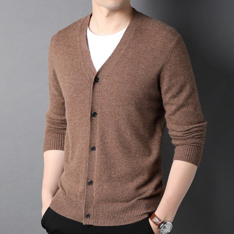 Men Cashmere Cardigan