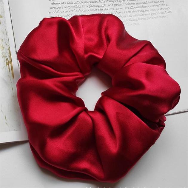 100% Mulberry Silk-Scrunchies For Hair Sleep 30 Momme - slipintosoft