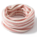 Kids Striped Cashmere Scarf Cashmere Neck Gateter Pure Cashmere Neck Walder