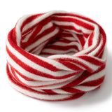 Kids Striped Cashmere Scarf Cashmere Neck Gateter Pure Cashmere Neck Walder