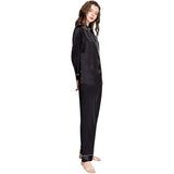 Women's Affordable Silk Pajamas Set Button Down Mulberry Silk Sleepwear - slipintosoft