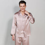 Best Mens Silk Pajamas Quality Long Luxury Real Mulberry Silk Pyjamas Pure Silk Sleepwear -  slipintosoft