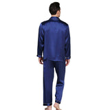 Best Mens Silk Pajamas Quality Long Luxury Real Mulberry Silk Pyjamas Pure Silk Sleepwear -  slipintosoft