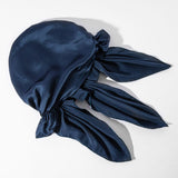 Affascinante cappello da sonno notturno seta 100% Pure Slee Sleep Scarf