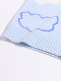 Kids Soft Cloud Cashmere Vest Sleeveless Cashmere Knit Sweater