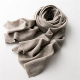 Long 100% Cashmere Scarf Luxury Pure Cashmere Winter Scarf - slipintosoft