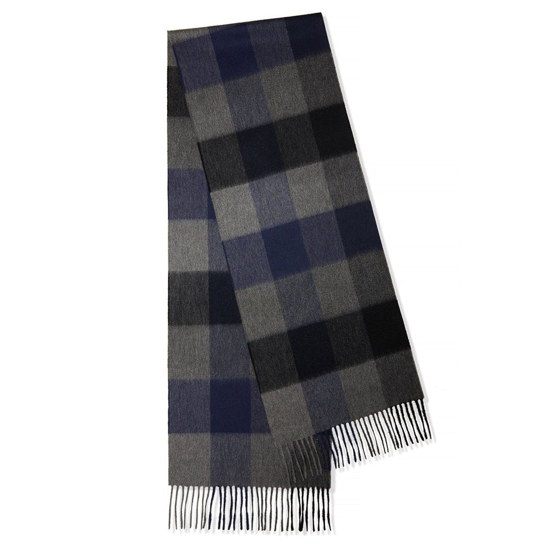 Long Cashmere Scarf with Tassel Plaid Cashmere Warps Multi Styles Winter Gifts - slipintosoft