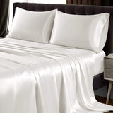 Luxury 100% 25 Momme 3PCS Pure Silk Flat Sheet Set - slipintosoft