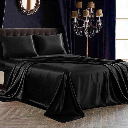 Luxury 100% di seta da letto di seta 22 momme set di biancheria da letto di seta pura