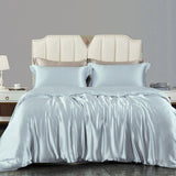 22 Momme 4PCS Duvet Cover Set (flat sheet) Silk Bedding Set - slipintosoft