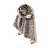 Sciarpa in cashmere Sciarpa da donna in cashmere jacquard con copricollo invernale in cashmere lungo