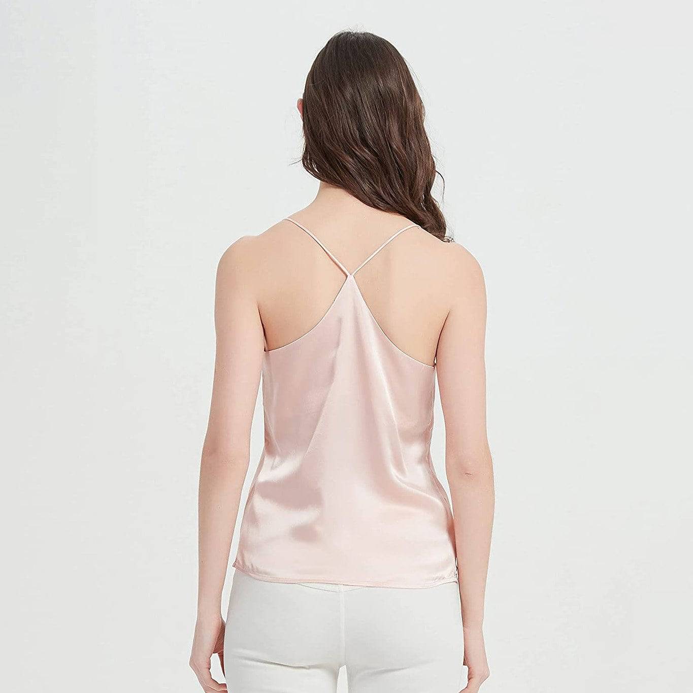 Mulberry Women Silk Camisole  Sexy Silk Ladies Tops Shirt -  slipintosoft